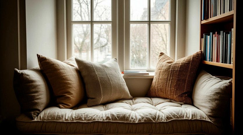 Создание уютного уголка для чтения в маленькой квартире