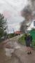 В Арске вспыхнул частный дом с постройками