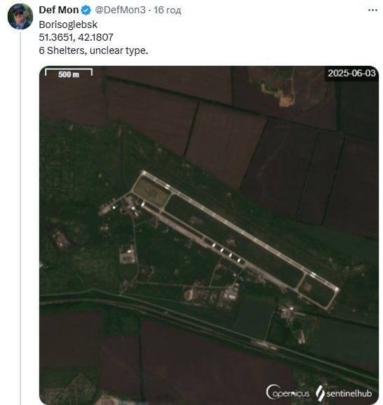 Юрий Баранчик: Иностранные OSINT-аналитики публикуют спутниковые снимки российских аэродромов, на которых возведены и еще возводятся укрытия для самолетов