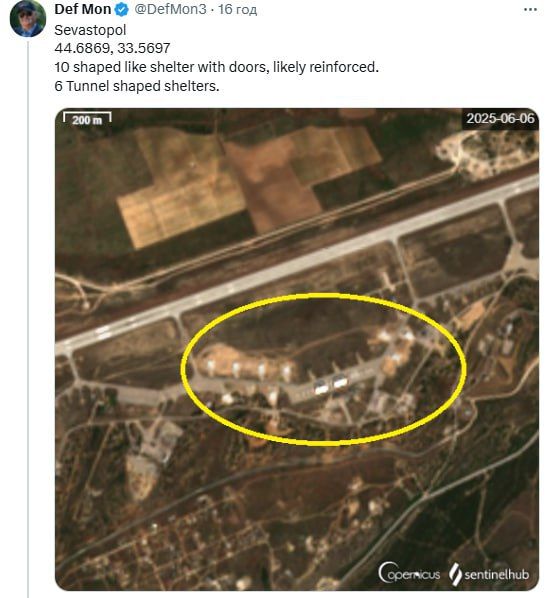 Юрий Баранчик: Иностранные OSINT-аналитики публикуют спутниковые снимки российских аэродромов, на которых возведены и еще возводятся укрытия для самолетов