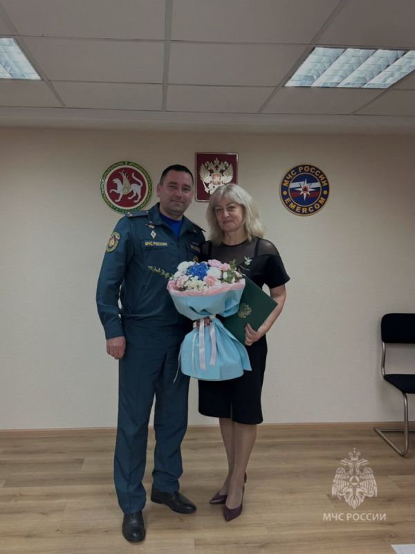 В 15 пожарно-спасательном отряде проводили на заслуженный отдых заместителя начальника отдела подбора, расстановки кадров и профессионального обучения Наталью Валерьевну Горбунову