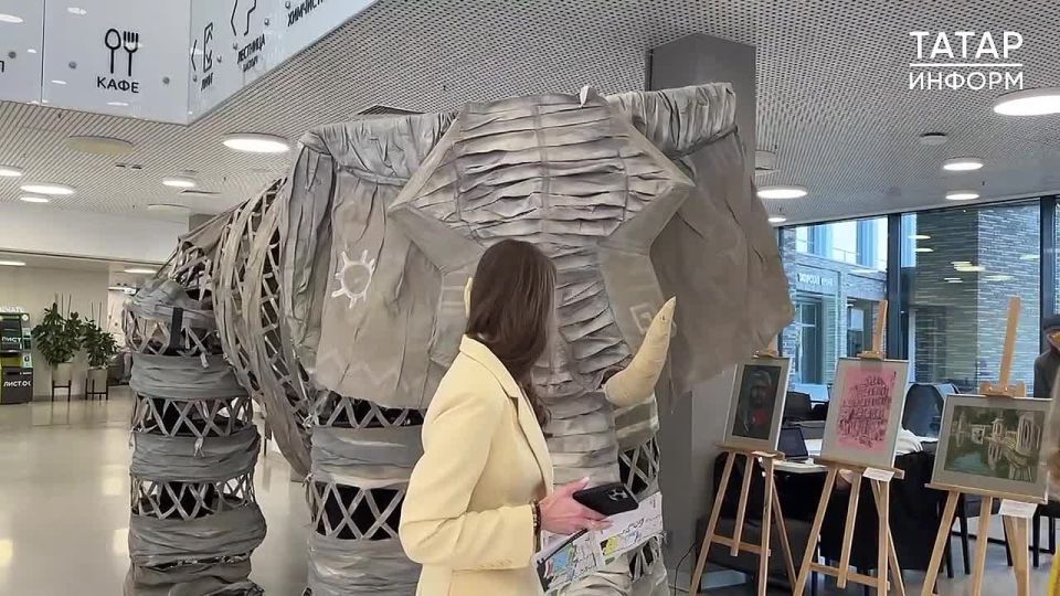 Атмосфера в казанском IT-парке имени Башира Рамеева, где сегодня проходит первый международный форум «TIME: Россия - Индия»