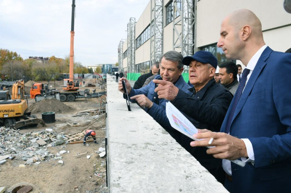 Рустам Минниханов осмотрел ряд объектов в историческом центре Казани