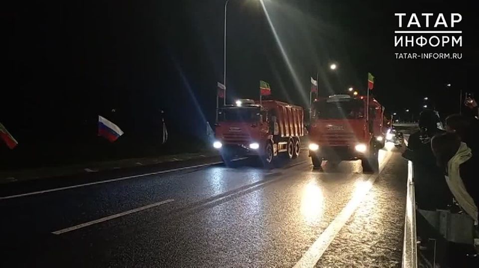 Владимир Путин открыл объезд села Сокуры в Татарстане