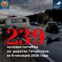 За 9 месяцев 2025 года на дорогах Татарстана погибли 239 человек