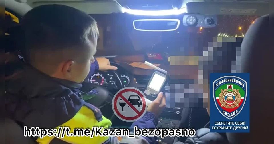 В Казани пьяный водитель получил 10 суток ареста за ночную погоню с ДПС