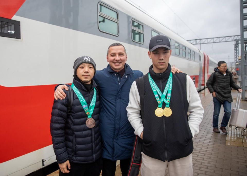В Казани встретили двукратного чемпиона мира по кунг-фу Михаила Минакова