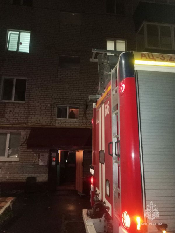 На пожаре в Лениногорске спасли пострадавшую женщину