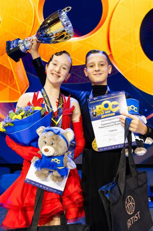 Варвара Мариновская и Мартин Савинов – победители Всероссийских соревнований по танцевальному спорту в Москве
