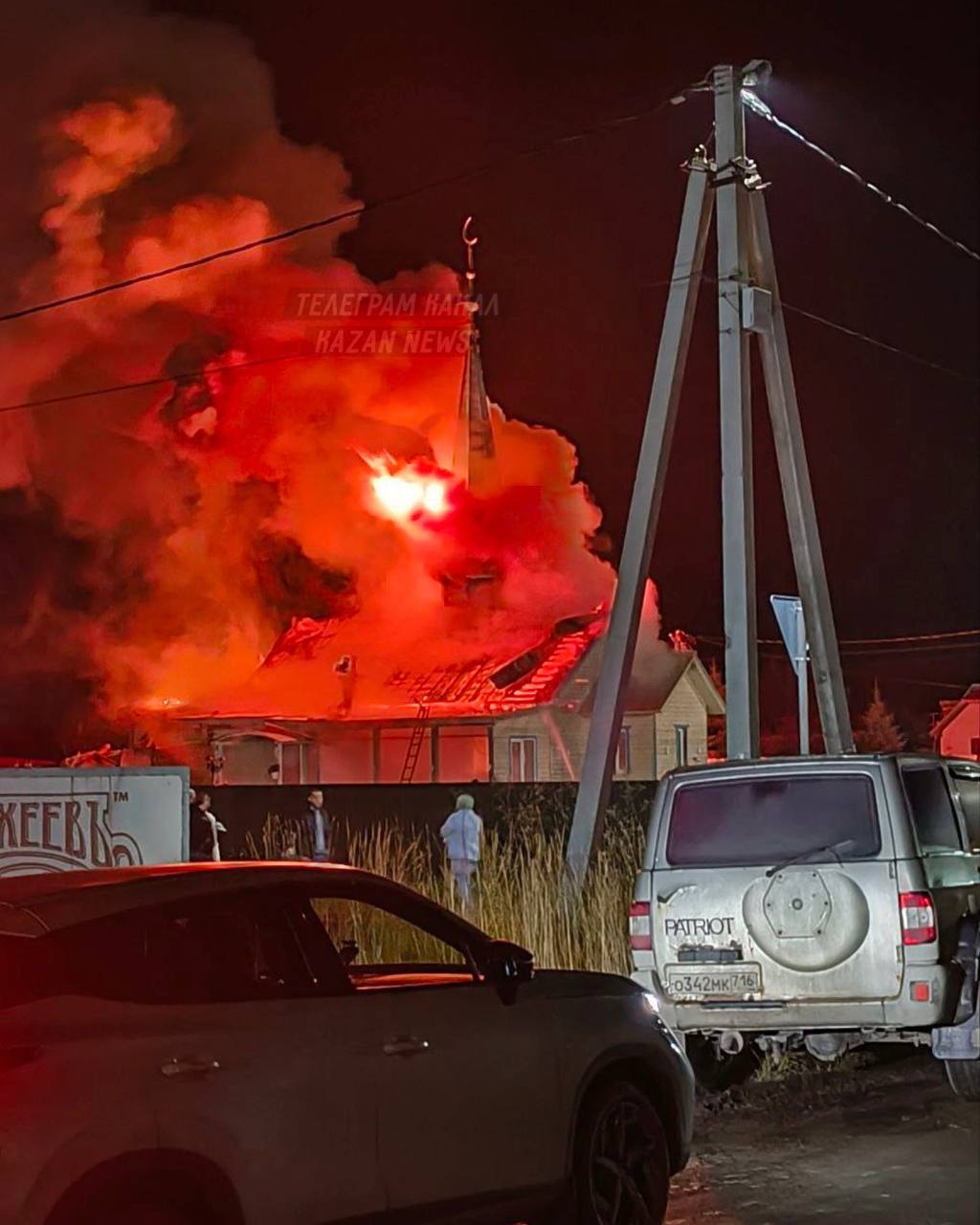 Двое мужчин пострадали на пожаре в мечети в Татарстане