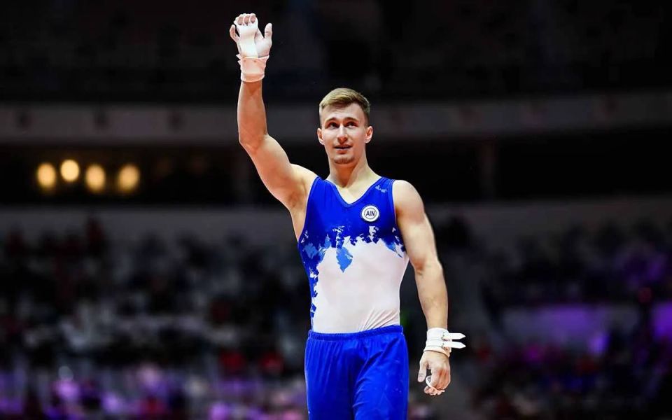 Есть первая медаль ЧМ по спортивной гимнастике! Даниел Маринов завоевал бронзу на параллельных брусьях