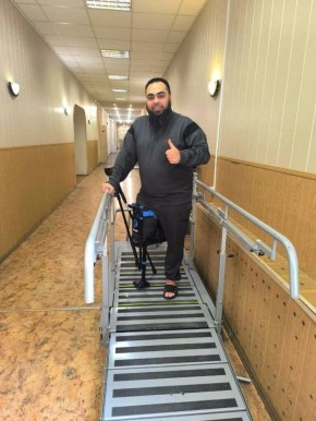 Военный священник вернулся в строй после потери ноги