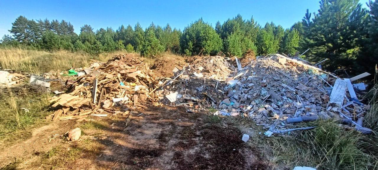 В Елабужском районе обнаружили незаконную свалку