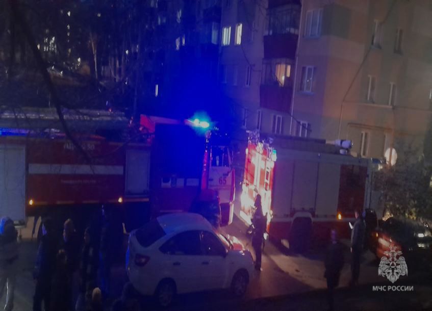 На пожаре в Альметьевске пострадала женщина