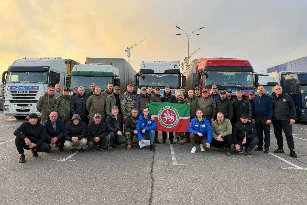 Более 200 тонн гуманитарной помощи доставили из Татарстана в Лисичанск и Рубежное