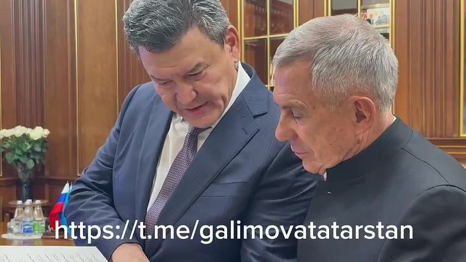 Рустам Минниханов встретился с Гауезом Нурмухамбетовым