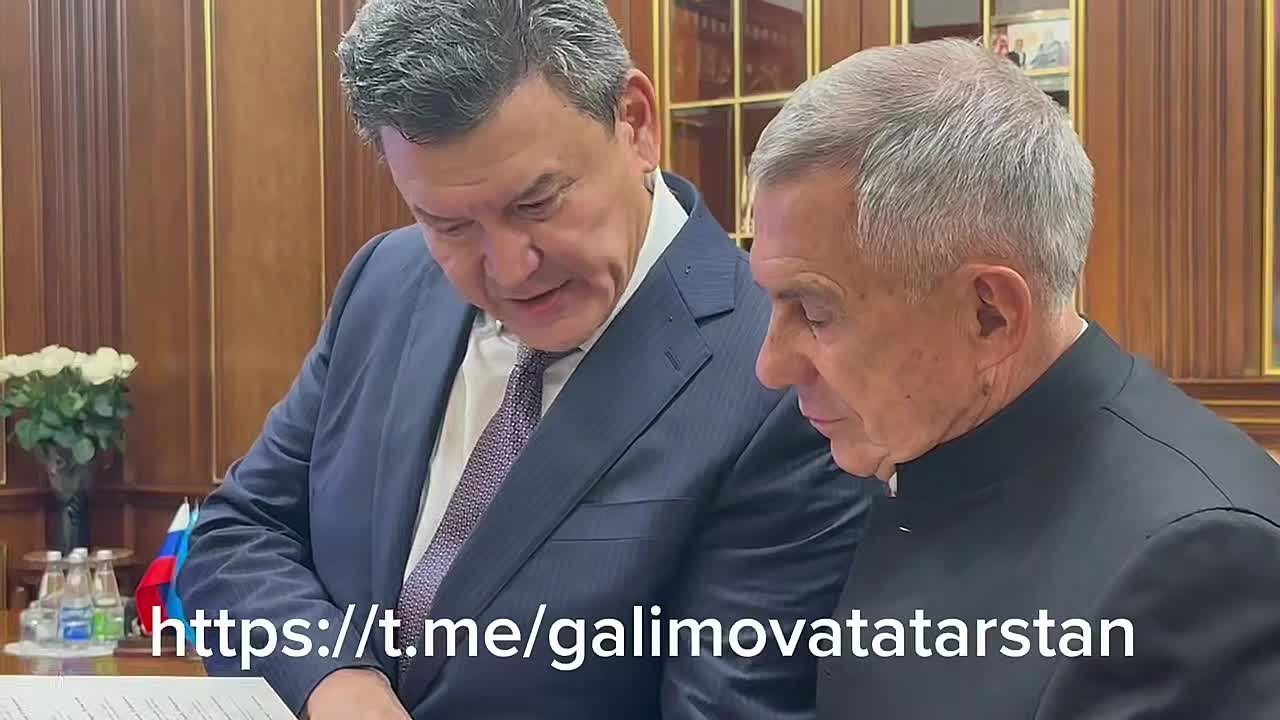 Рустам Минниханов встретился с Гауезом Нурмухамбетовым