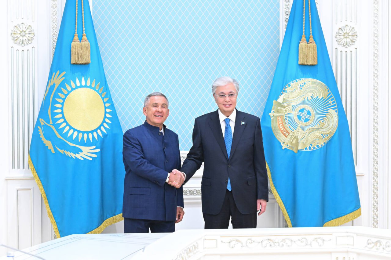 Раис Татарстана Рустам Минниханов встретился с Президентом Казахстана Касым-Жомартом Токаевым