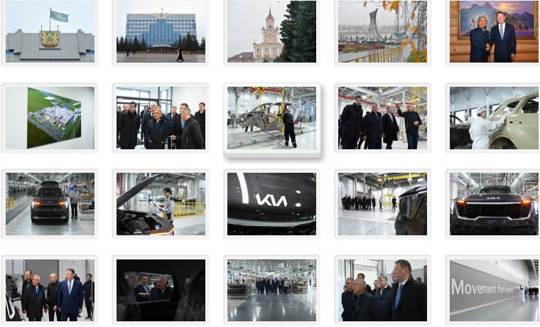 Рустам Минниханов посетил новый завод KIA Qazaqstan, открывшийся 10 дней назад