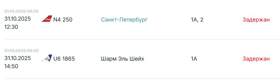 В аэропорту Казани задерживаются 10 рейсов — пять на вылет и пять на прилет