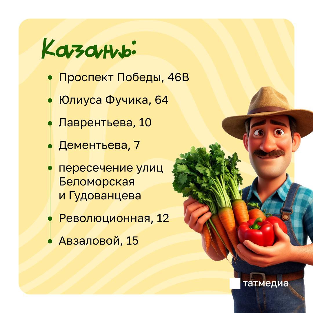 Сельскохозяйственные ярмарки в Татарстане пройдут 1 ноября, несмотря на рабочий день Сельскохозяйственные ярмарки в Татарстане пройдут 1 ноября, несмотря на рабочий день