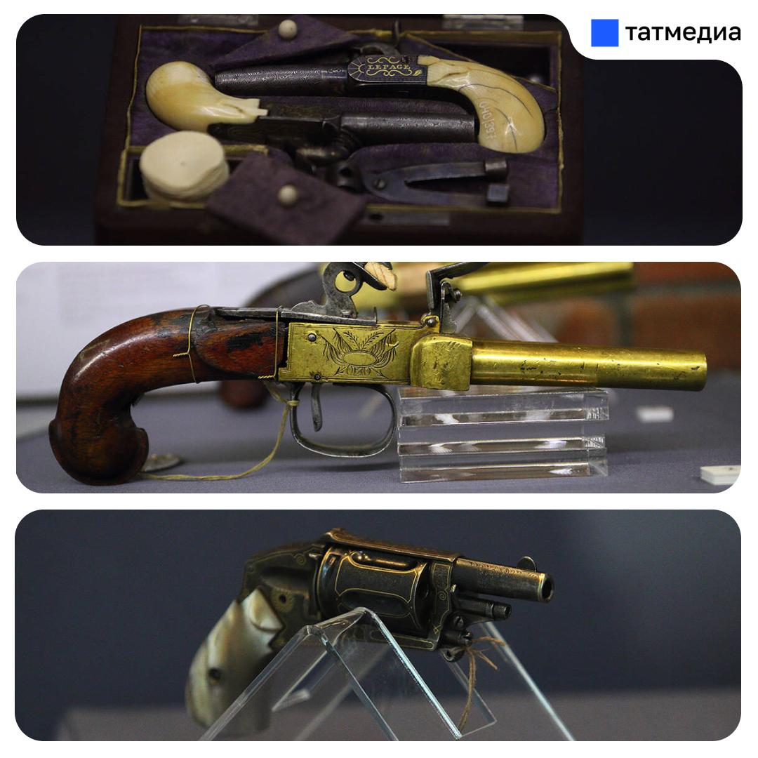 Ручка-огнестрел и дамские микроревольверы показали в Казанском Кремле