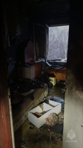 В доме № 16а по улице Гагарина произошёл пожар