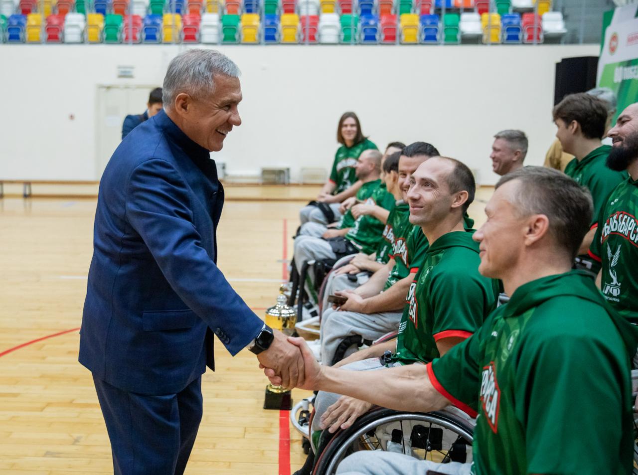 Рустам Минниханов: Успехи баскетбольного клуба «Крылья Барса» имеют важное значение для развития адаптивного спорта в Татарстане Рустам Минниханов: Успехи баскетбольного клуба «Крылья Барса» имеют важное значение для развития адаптивного спорта в Татарстане