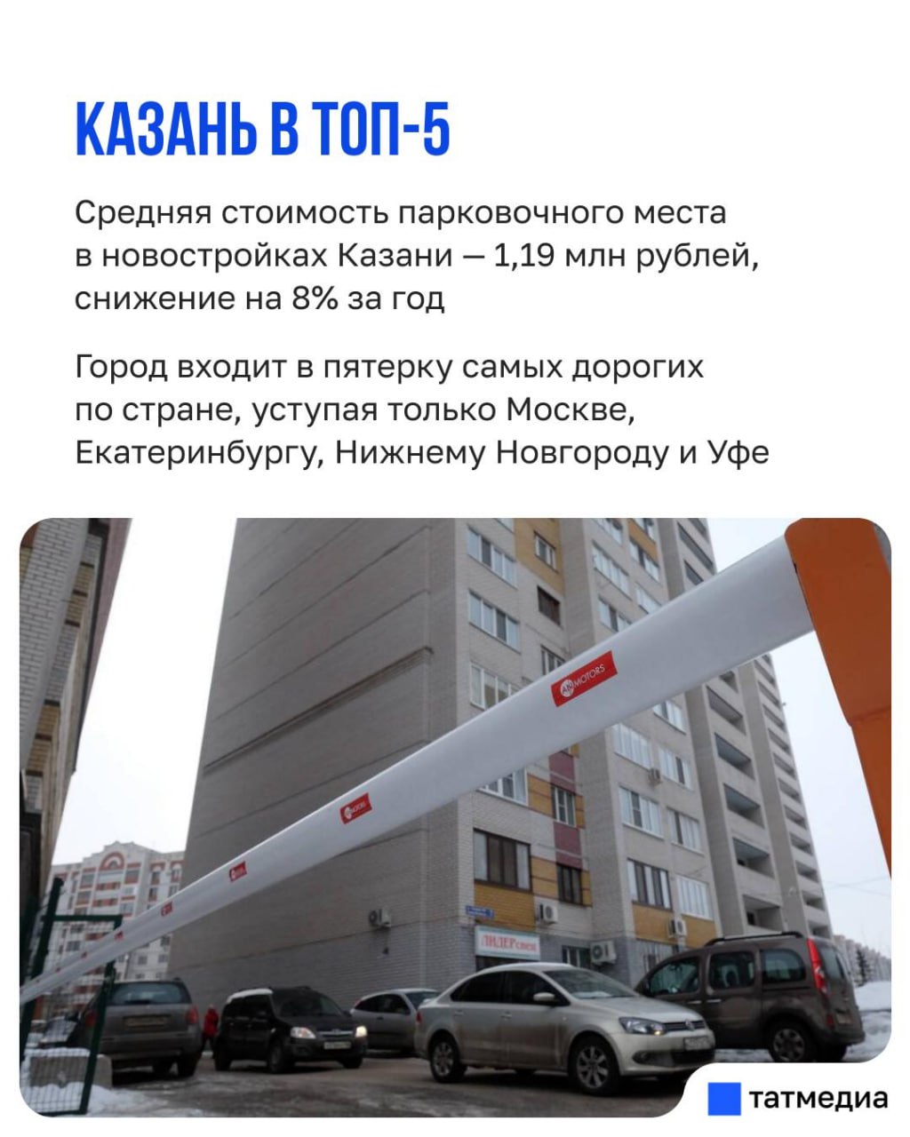 Миллион за парковку: почему в Казани растет спрос на машино-места Миллион за парковку: почему в Казани растет спрос на машино-места