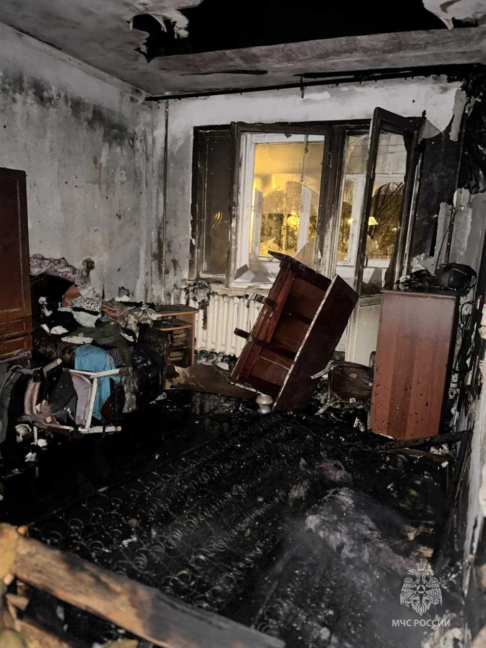 В Казани на пожаре погиб мужчина