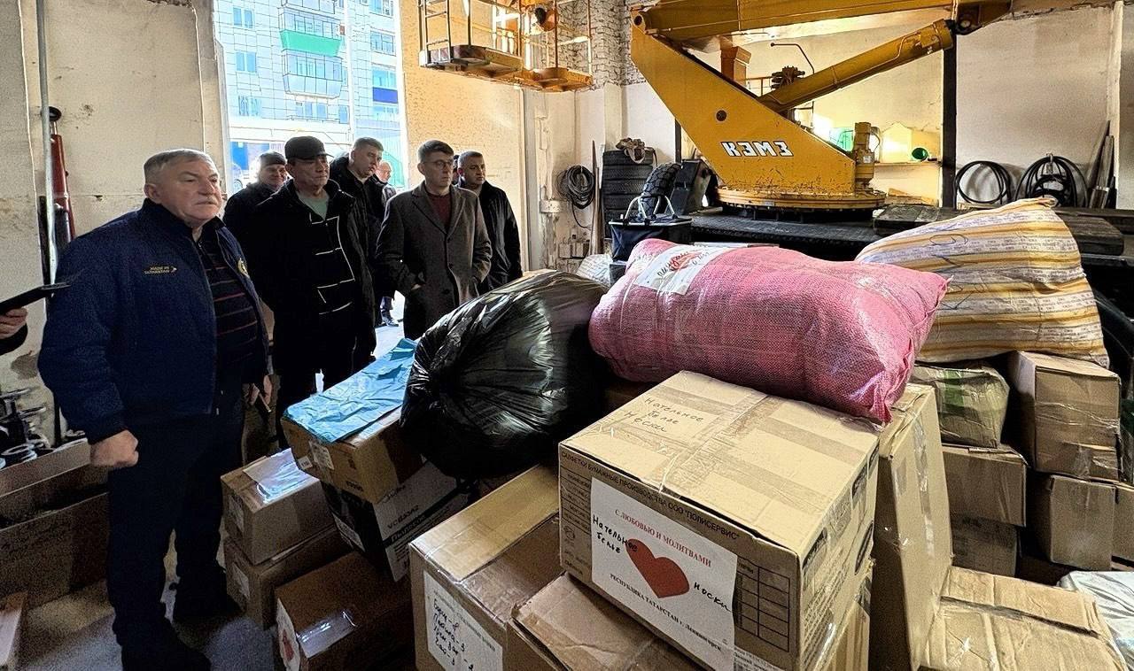 Гуманитарный груз из Татарстана доставлен бойцам в зону СВО Гуманитарный груз из Татарстана доставлен бойцам в зону СВО