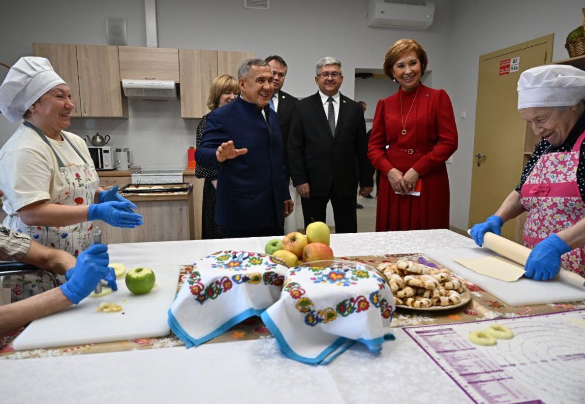 Рустам Минниханов: Сегодня в Зеленодольске посетили новый «Дом Заботы» на 120 мест