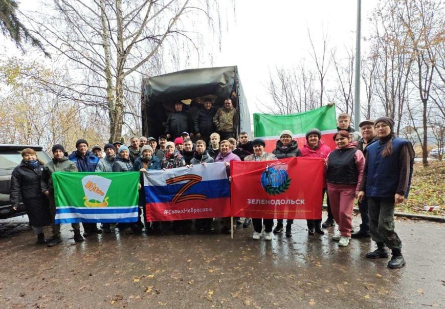 Жители Зеленодольска отправили 30-ю партию помощи в зону СВО