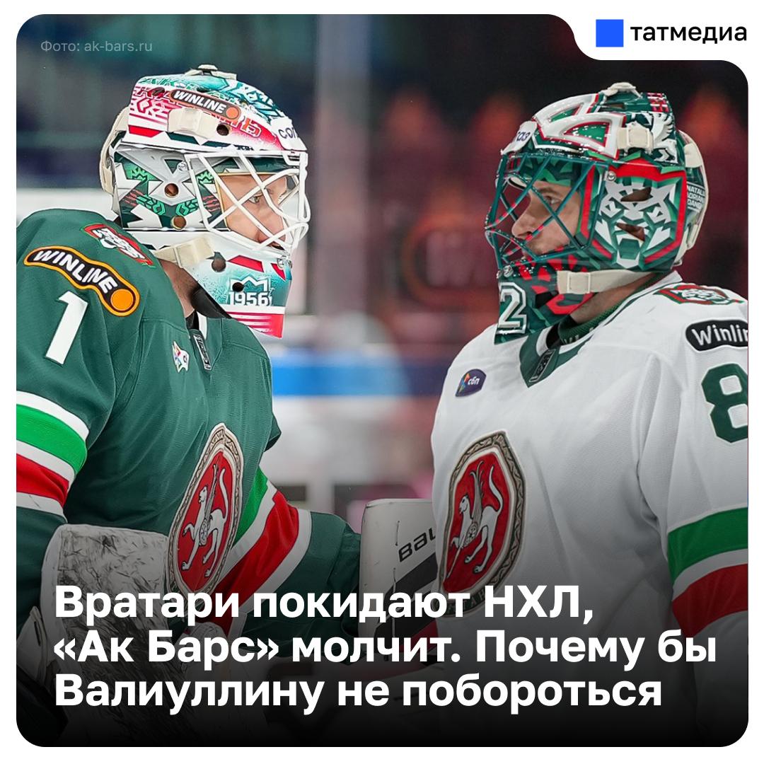 Вратарская проблема «Ак Барса»: кто заменит Бердина, а может, и Билялова?