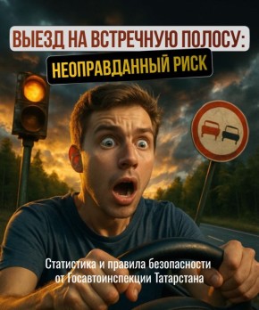 Выезд на встречную полосу - одно из самых опасных нарушений ПДД