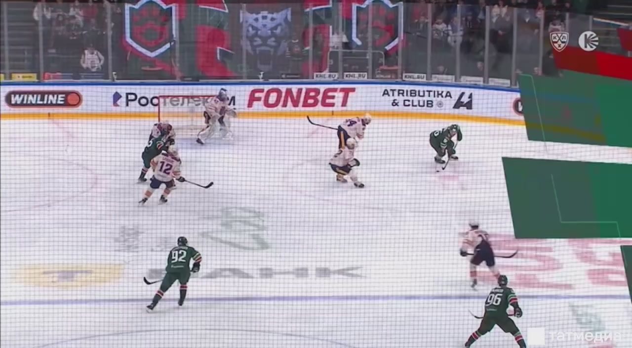 Хоккеисты «Ак Барса» сделали подарок матерям на праздник, обыграв «Шанхайских Драконов»