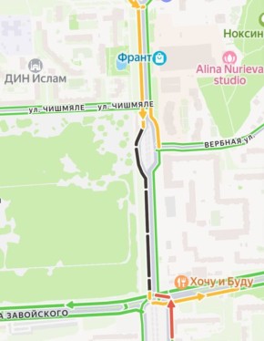 В Казани на ул. Юлиуса Фучика ограничено движение транспорта из-за потопа