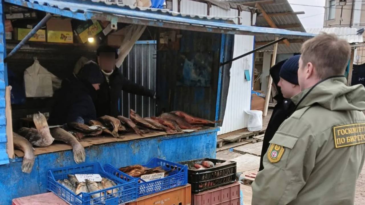 В Казани провели рейд по борьбе с незаконной торговлей рыбой