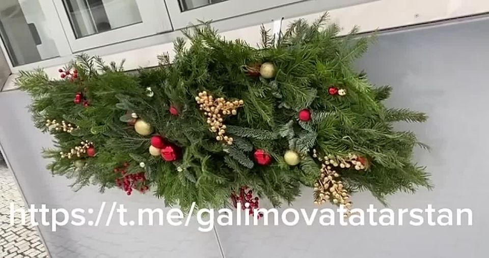 В Казанский Кремль доставили ёлку!