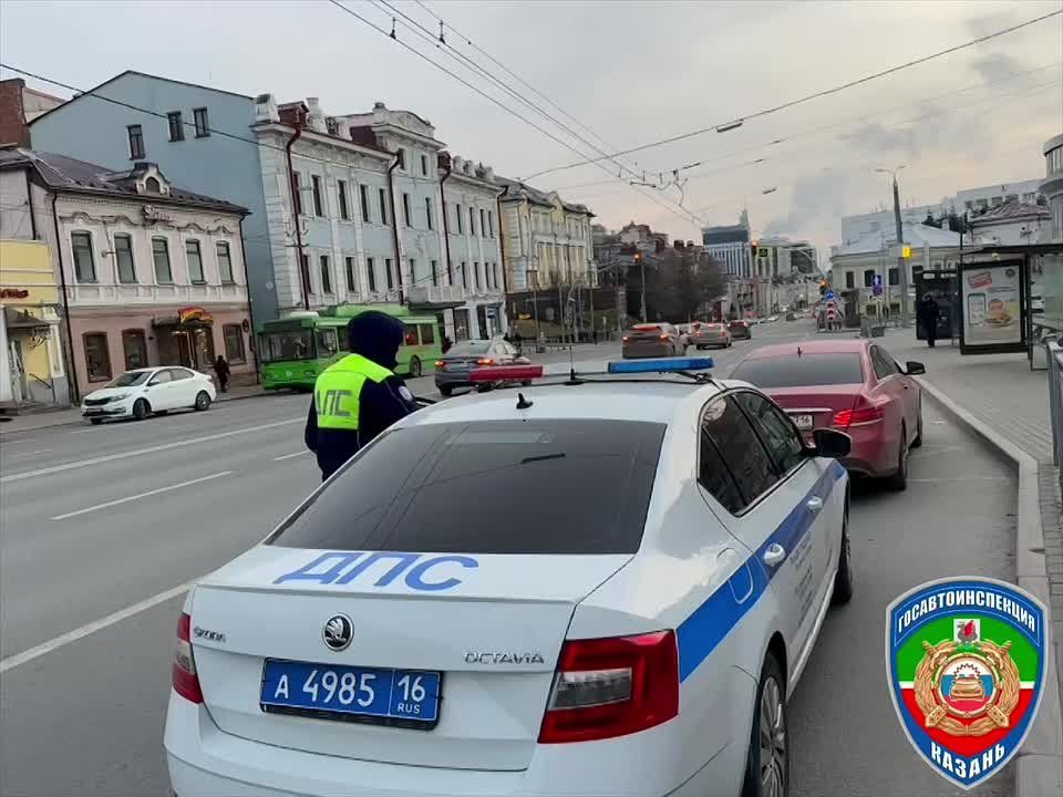 В Казани задержали водителя Mercedes за задолженность по штрафам в размере 164 тыс