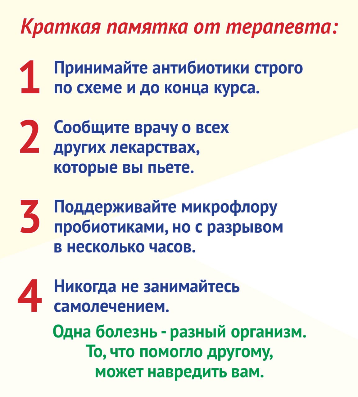 Как не навредить себе антибиотиками? Как не навредить себе антибиотиками?