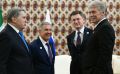 Раис Республики Татарстан Рустам Минниханов в Ашхабаде принял участие во встречах Президента России Владимира Путина с президентом Ирана Масудом Пезешкианом и президентом Турции Реджепом Тайипом Эрдоганом