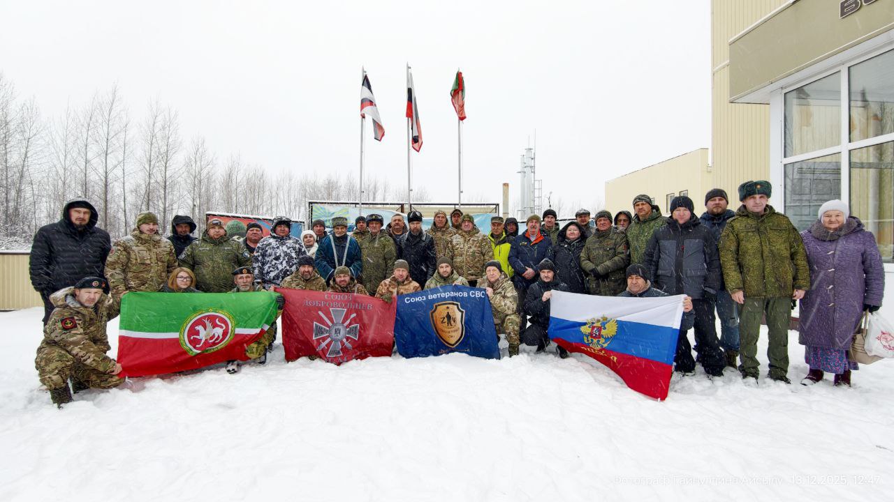 Вчера четверо нижнекамцев отправились на военную службу в добровольческих отрядах «БАРС»