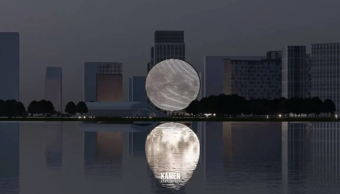 В Казани на Козина могут построить офис в форме лунного диска