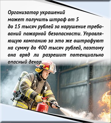 От снежинок до штрафов: чем опасно украшение подъезда к Новому году От снежинок до штрафов: чем опасно украшение подъезда к Новому году