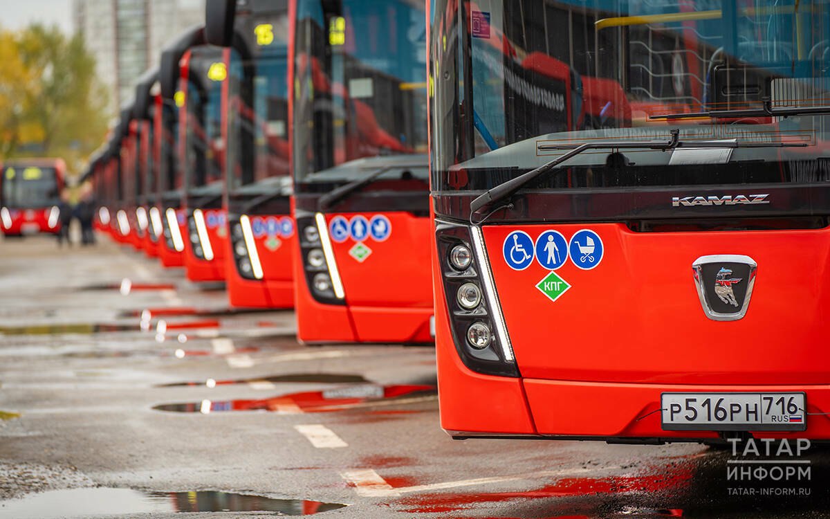 Более 120 новых автобусов пополнили парк Татарстана в этом году