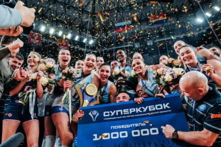 «Динамо-Ак Барс» стал обладателем Суперкубка России по волейболу!