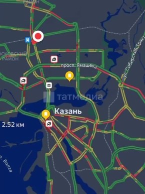 Видеообзор на пятничные пробки: пока 7 баллов