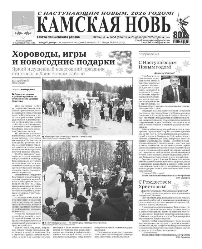 ™Обзор первых полос татарстанских газет