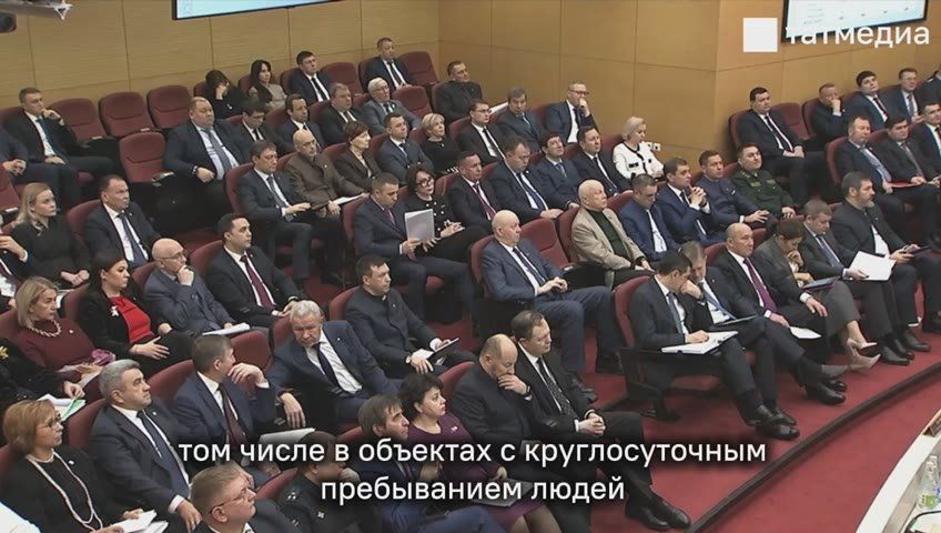 Раис Татарстана: В период новогодних праздничных дней увеличивается количество пожаров